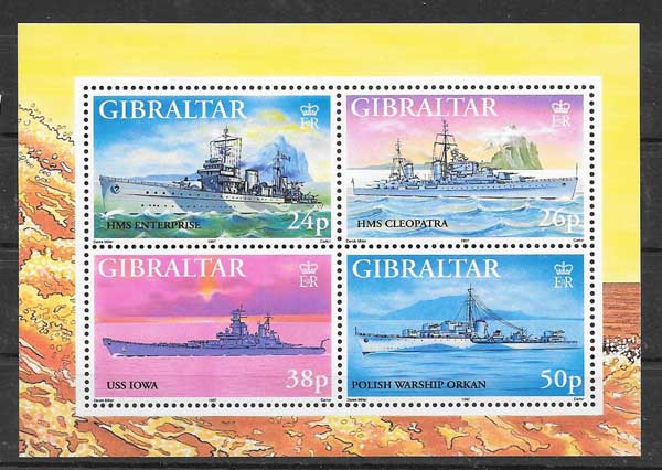 enviar paquetes desde - valor sellos navíos de guerra 1997