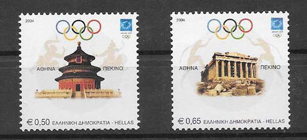 enviar paquetes desde - valor sellos Filatelia Juegos Olímpicos de Atenas - 21004