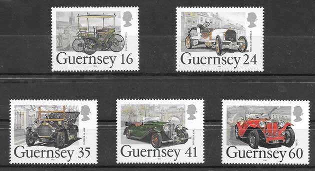 valor y precio Colección sellos Transporte de Guersensey