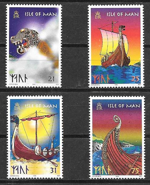 enviar paquetes desde - valor sellos barcos Isla de Man