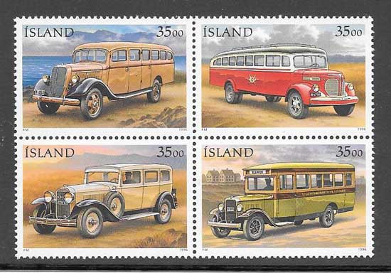 enviar paquetes desde - valor sellos transporte postal Islandia 1996