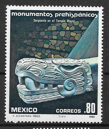 enviar paquetes desde - valor sellos arte México 1980