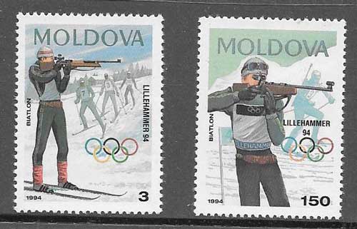 enviar paquetes desde - valor sellos deporte 1994 Moldavia