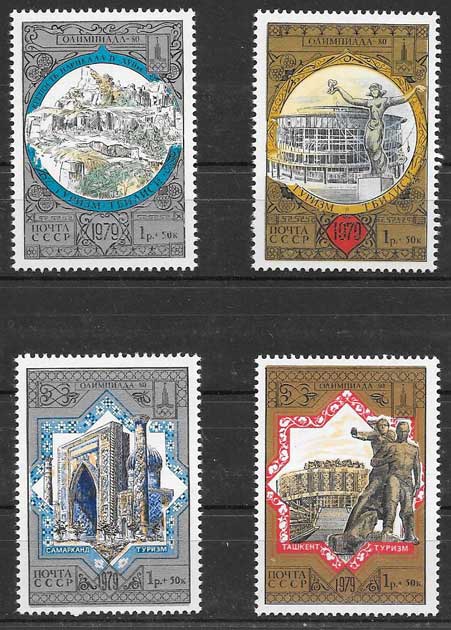 enviar paquetes desde - valor sellos olimpiadas Rusia 1979