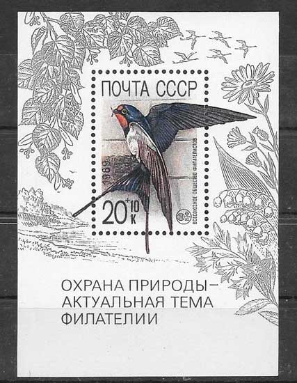 valor y precio Colección sellos fauna protegida 1989