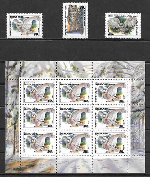 valor y precio Colección sellos Rusia-1990-01