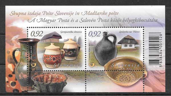 valor y precio Colección sellos artesanía de Eslovenia 2012